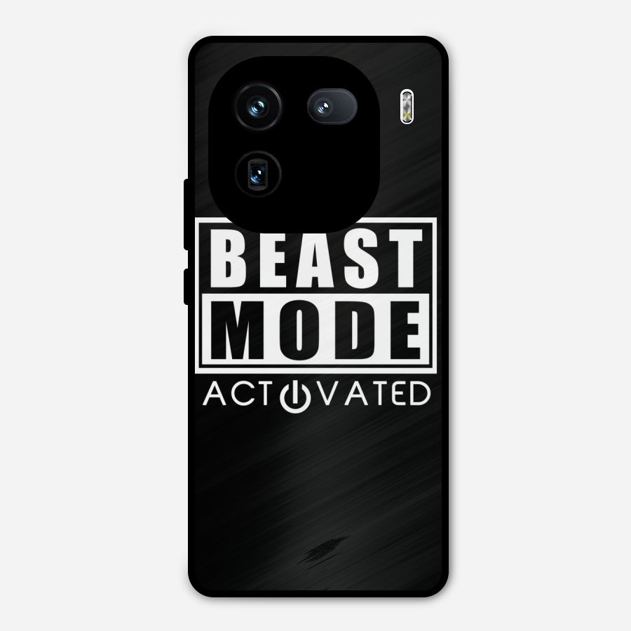 Beast Mode Activated Metal Back Case for iQOO 12
