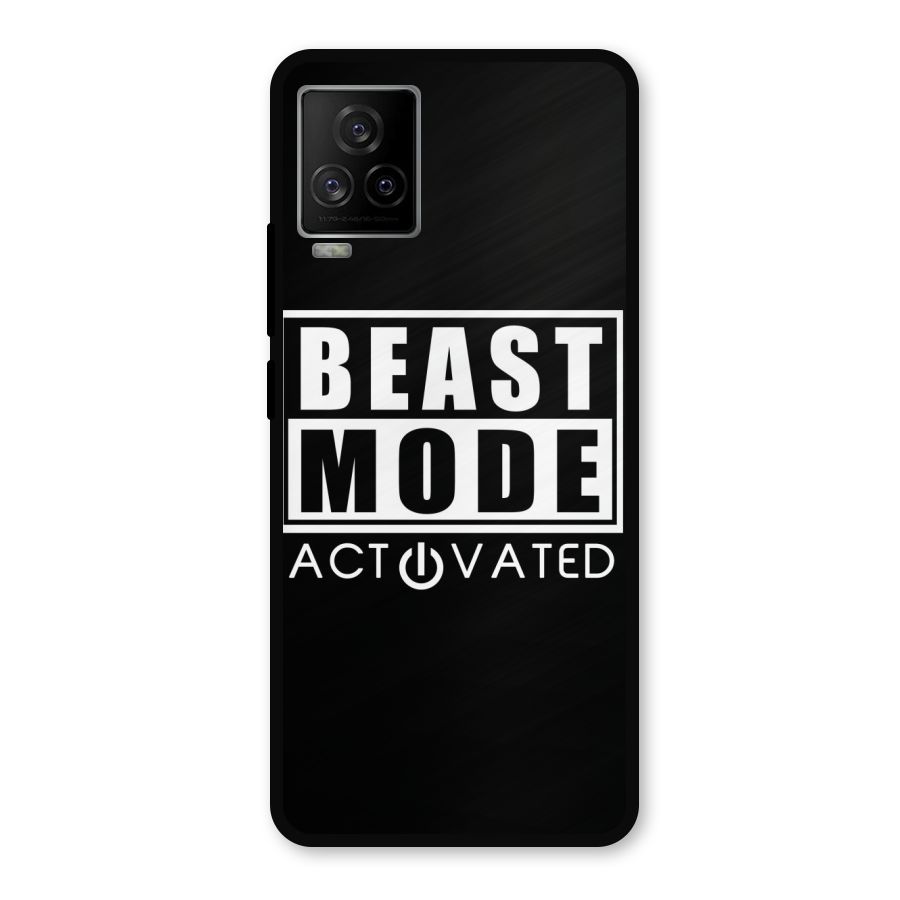 Beast Mode Activated Metal Back Case for iQOO 7 Legend 5G