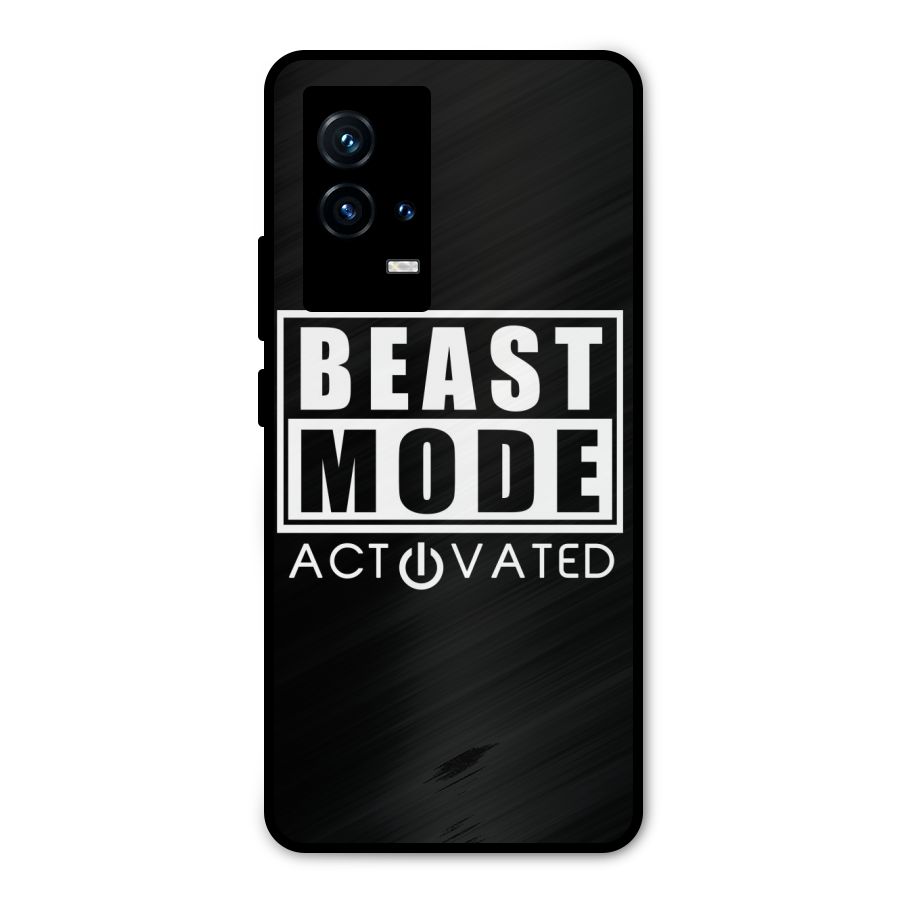Beast Mode Activated Metal Back Case for iQOO 9 5G