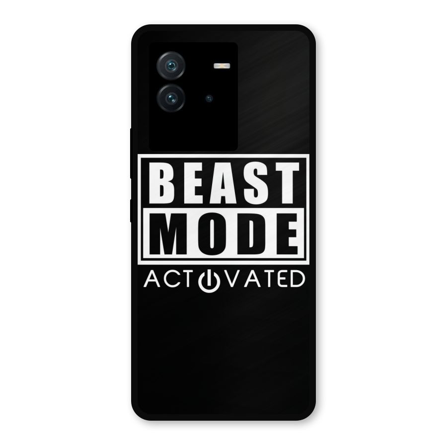 Beast Mode Activated Metal Back Case for iQOO Neo 6 5G