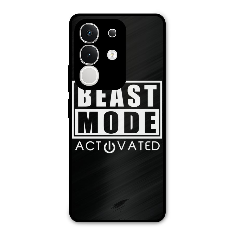 Beast Mode Activated Metal Back Case for iQOO Z10x