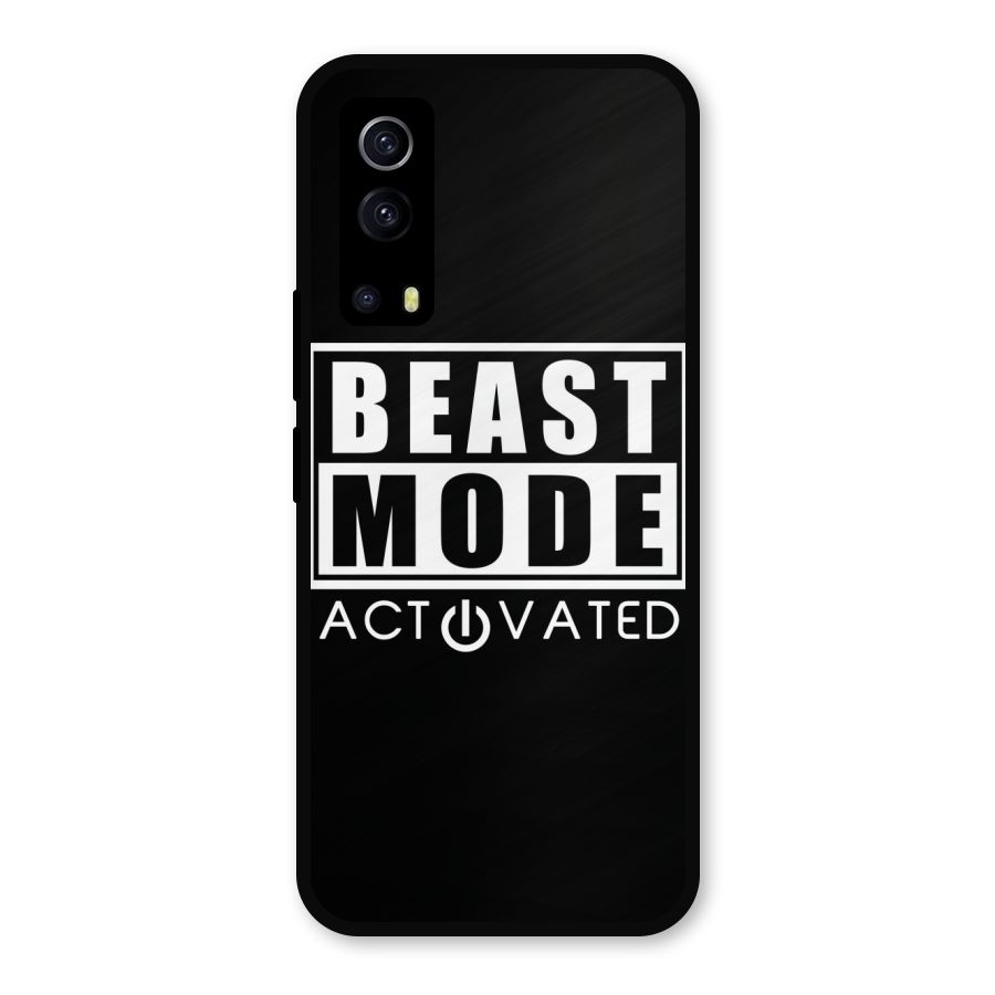 Beast Mode Activated Metal Back Case for iQOO Z3