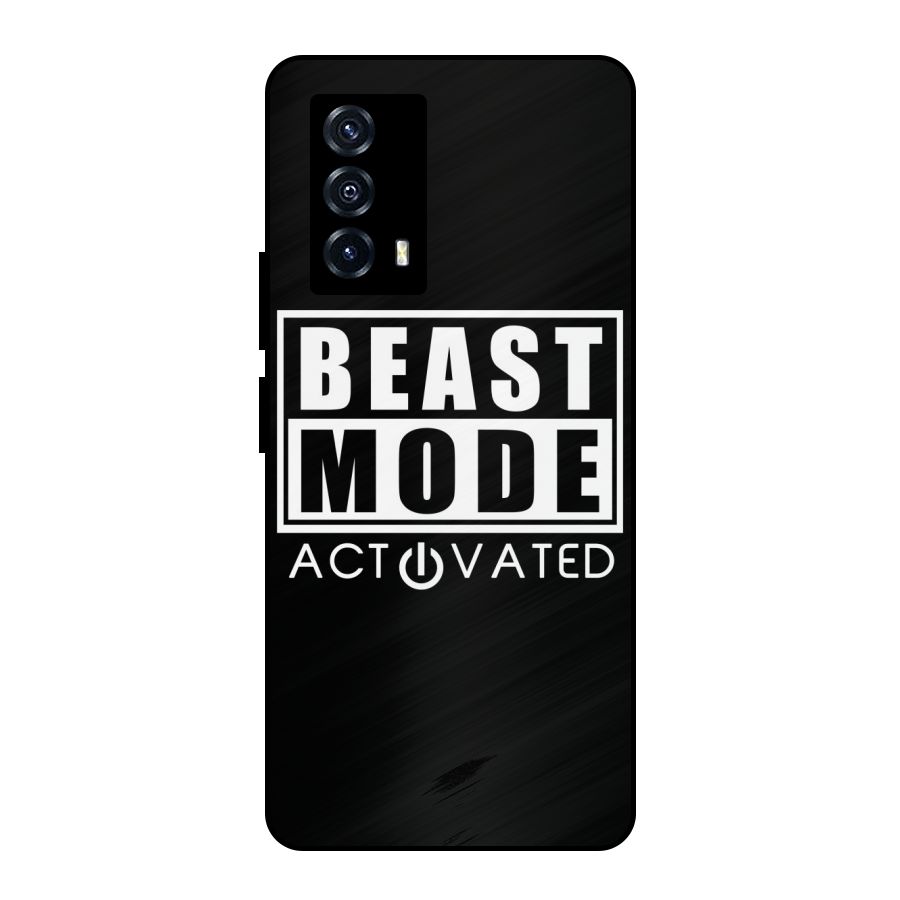 Beast Mode Activated Metal Back Case for iQOO Z5