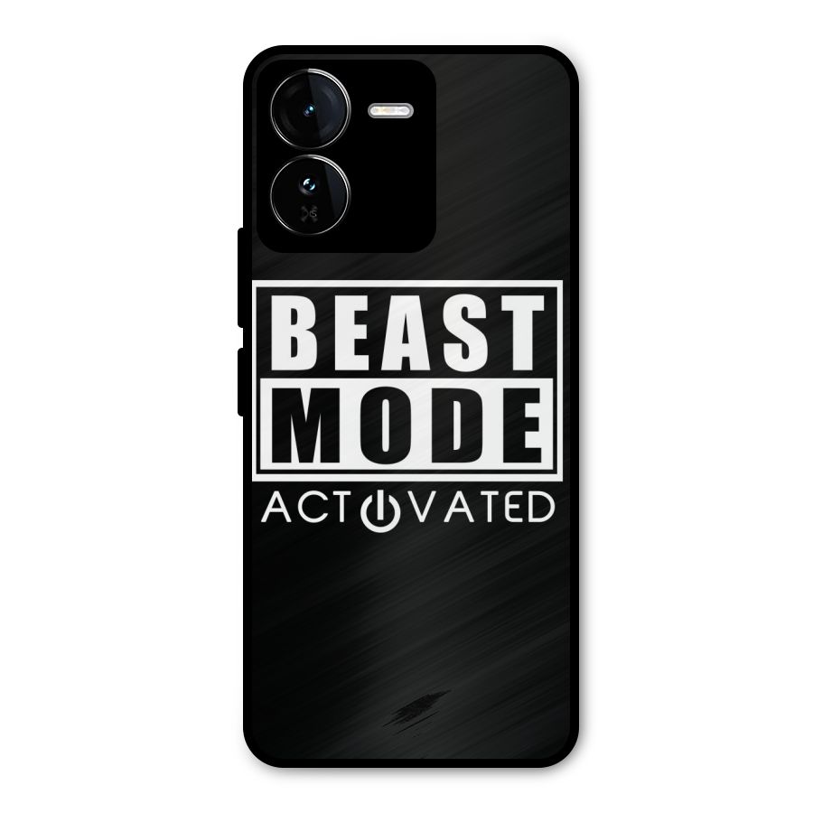 Beast Mode Activated Metal Back Case for iQOO Z9