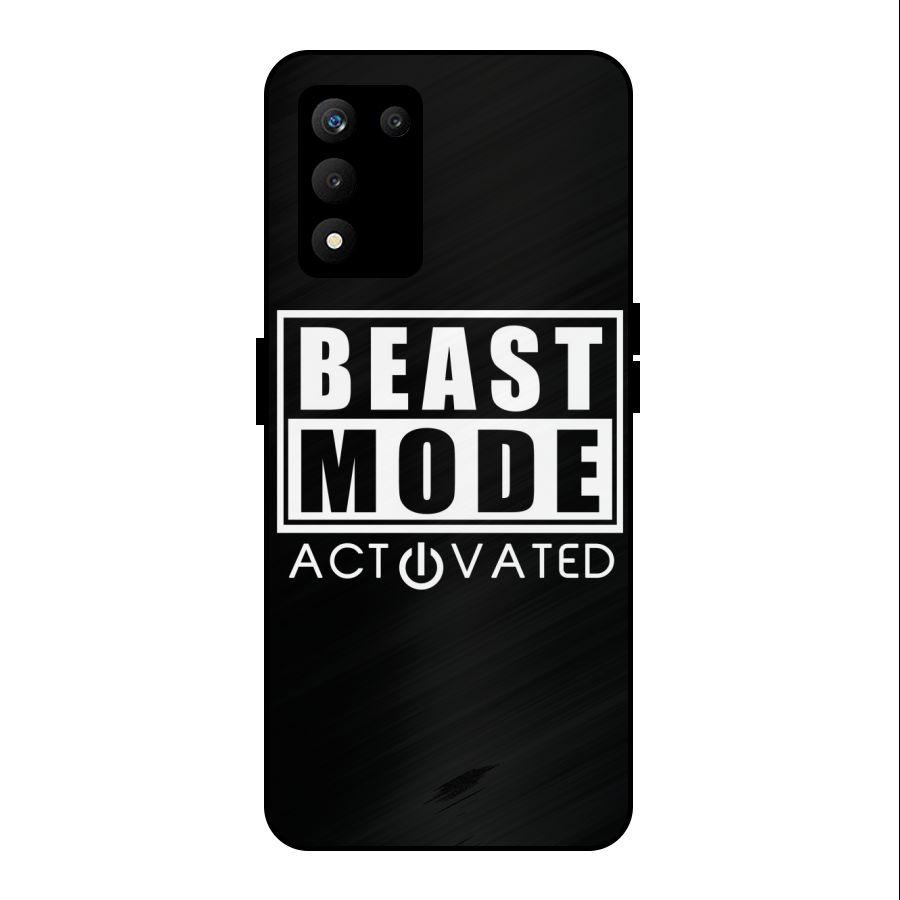 Beast Mode Activated Metal Back Case for realme 9 5G SE