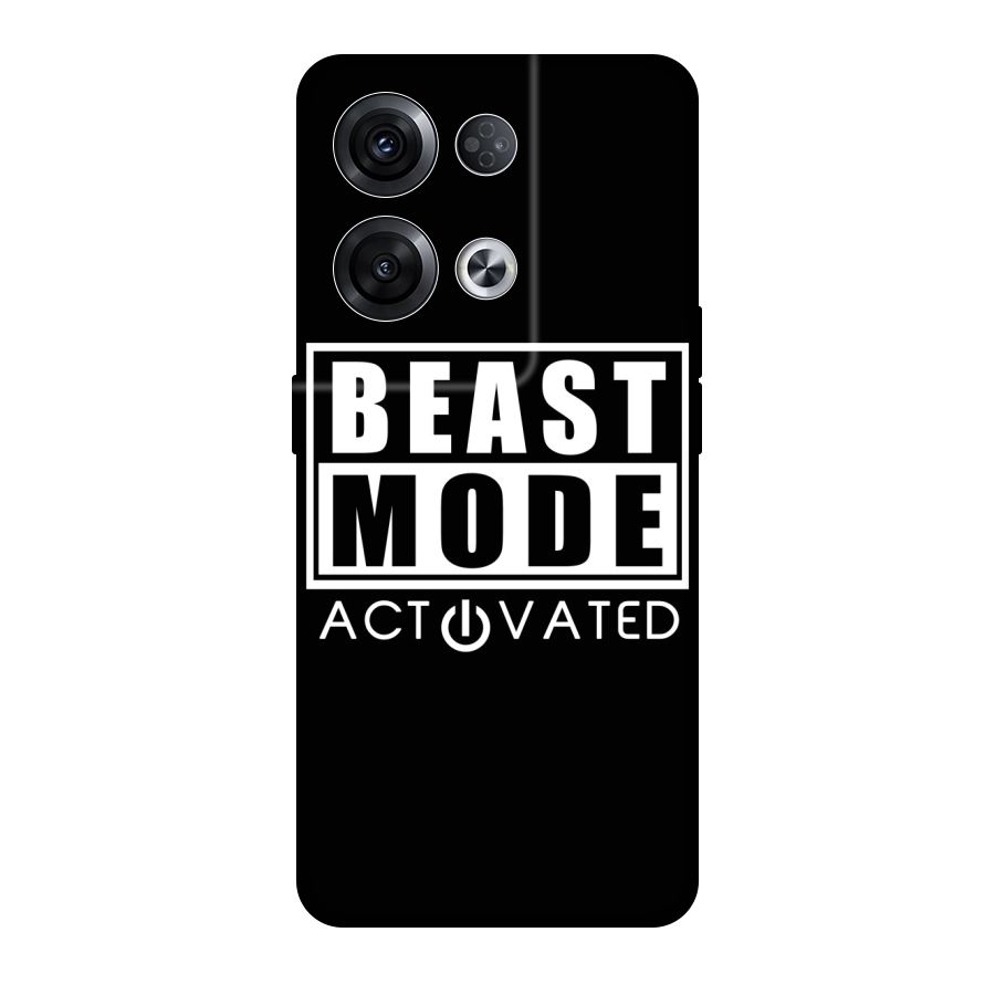 Beast Mode Activated Original Polycarbonate Back Case for Oppo Reno8 Pro 5G