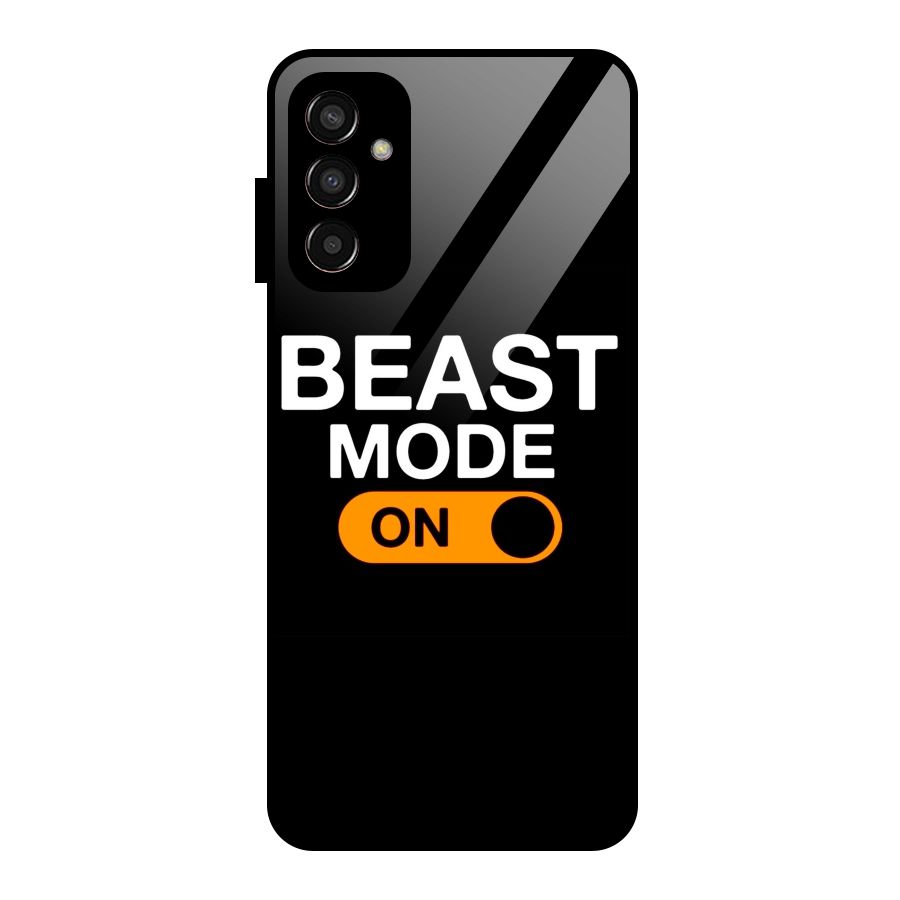 Beast Mode Switched On Glass Back Case for Galaxy F13