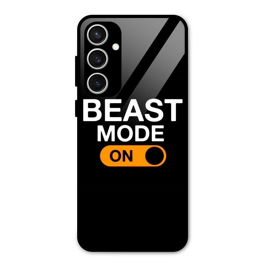 Beast Mode Switched On Glass Back Case for Galaxy S23 FE