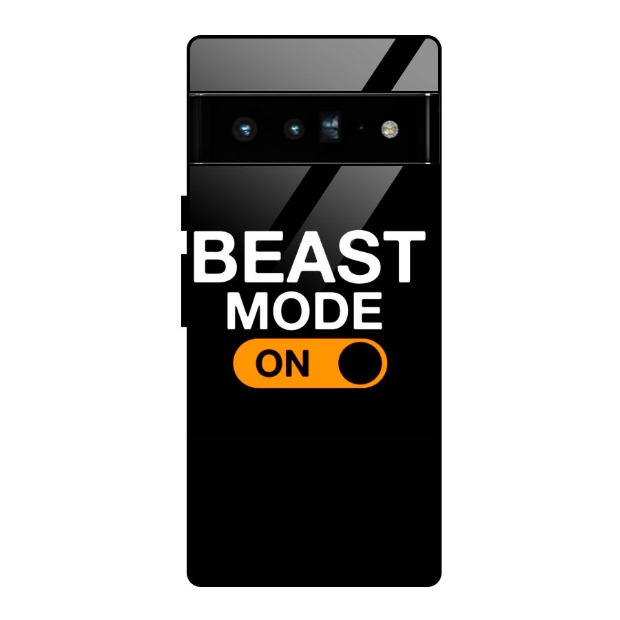 Beast Mode Switched On Glass Back Case for Google Pixel 6 Pro