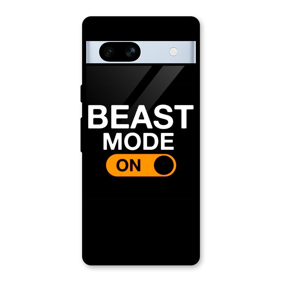 Beast Mode Switched On Glass Back Case for Google Pixel 7a