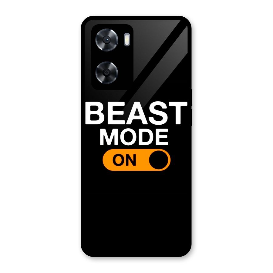 Beast Mode Switched On Glass Back Case for OnePlus Nord N20 SE