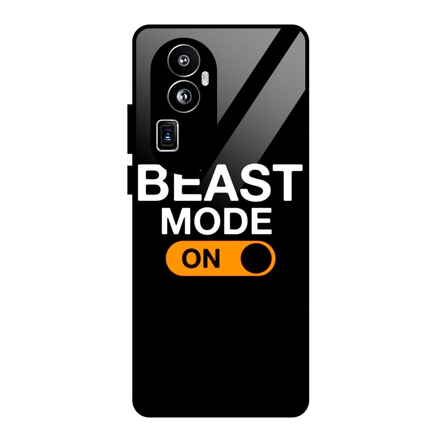 Beast Mode Switched On Glass Back Case for Oppo Reno10 Pro Plus