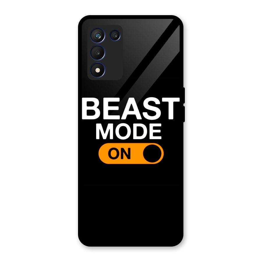 Beast Mode Switched On Glass Back Case for Realme 9 5G Speed