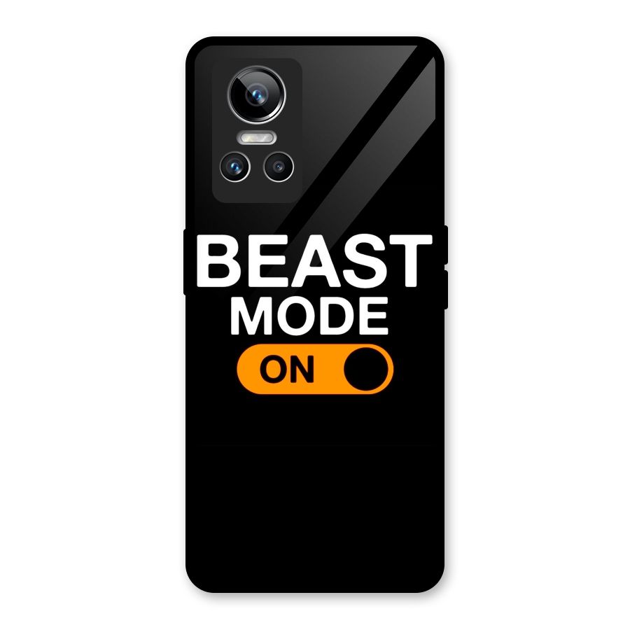 Beast Mode Switched On Glass Back Case for Realme GT Neo 3