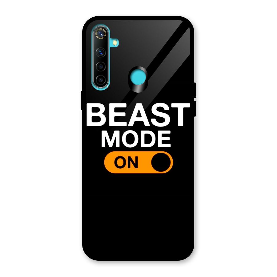 Beast Mode Switched On Glass Back Case for Realme Narzo 10