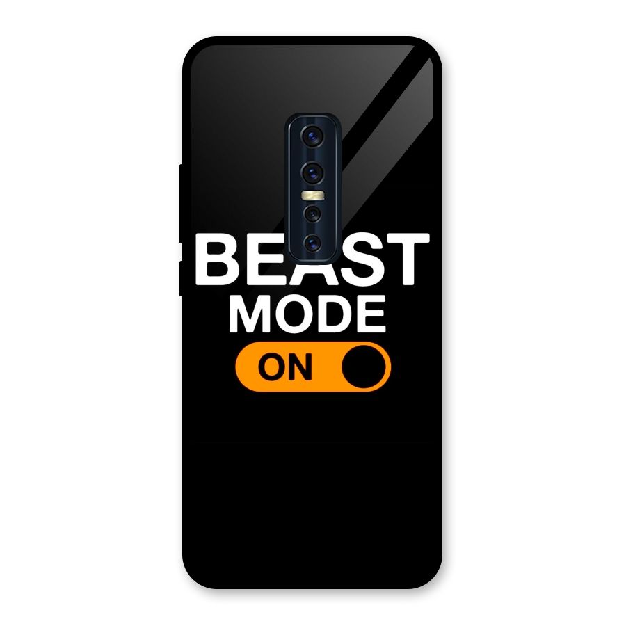 Beast Mode Switched On Glass Back Case for Vivo V17 Pro