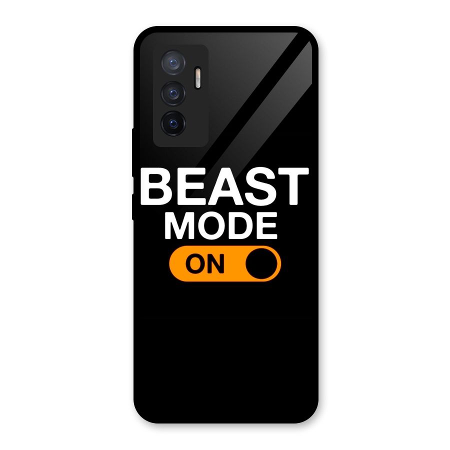 Beast Mode Switched On Glass Back Case for Vivo V23e