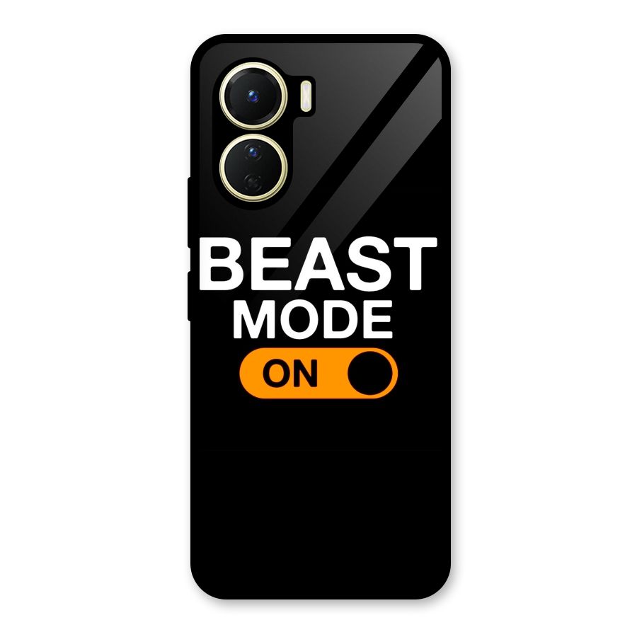 Beast Mode Switched On Glass Back Case for Vivo Y56