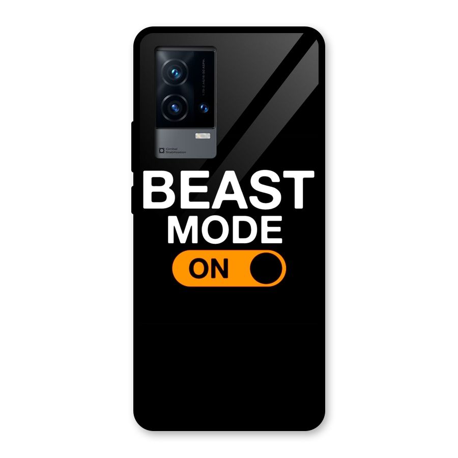 Beast Mode Switched On Glass Back Case for iQOO 9 5G