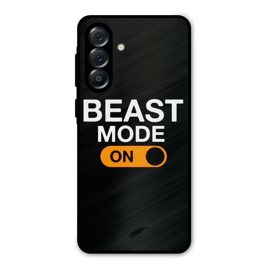 Beast Mode Switched On Metal Back Case for Galaxy A36