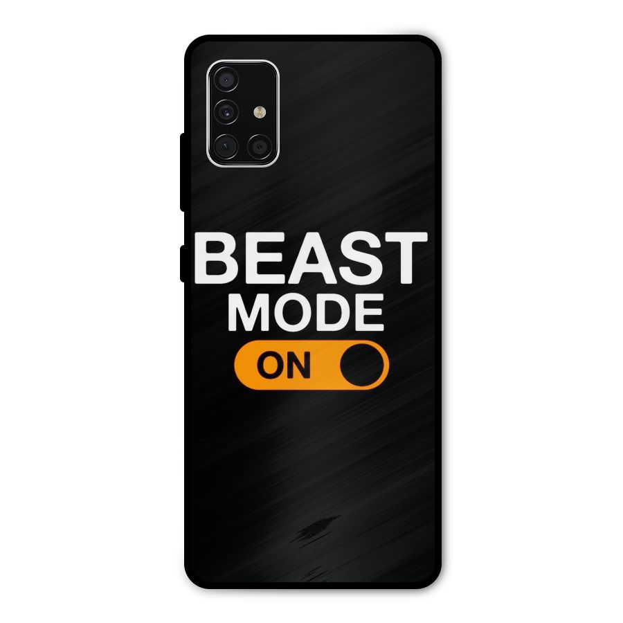 Beast Mode Switched On Metal Back Case for Galaxy A51