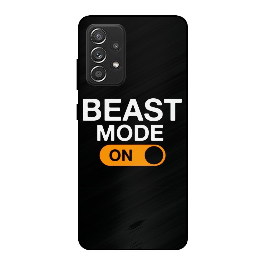 Beast Mode Switched On Metal Back Case for Galaxy A52