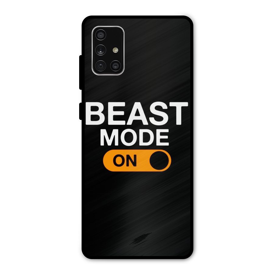 Beast Mode Switched On Metal Back Case for Galaxy A71
