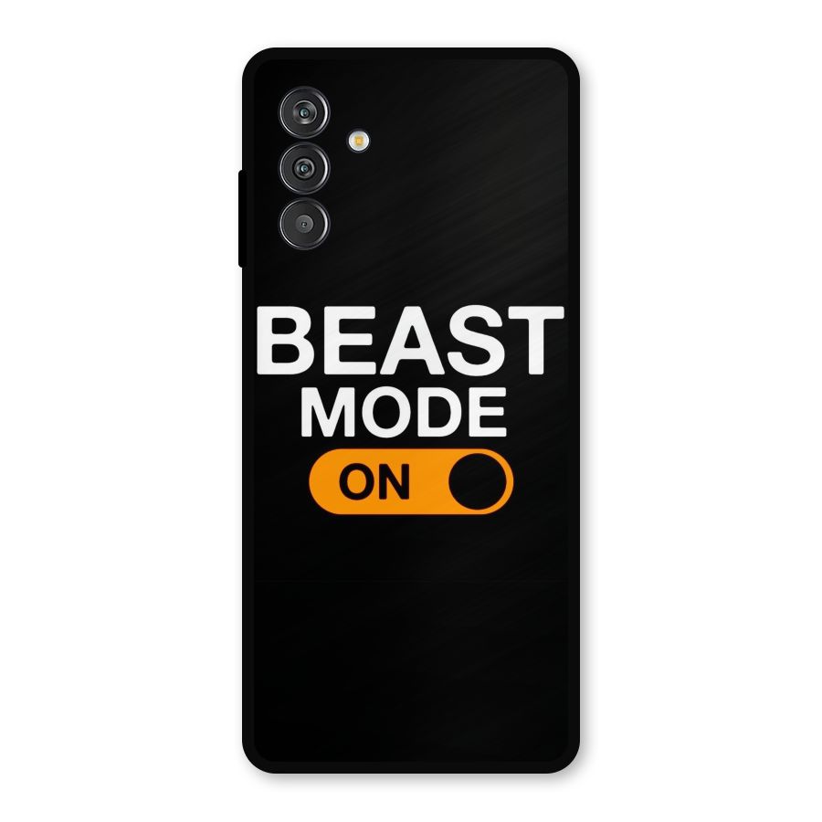 Beast Mode Switched On Metal Back Case for Galaxy F13