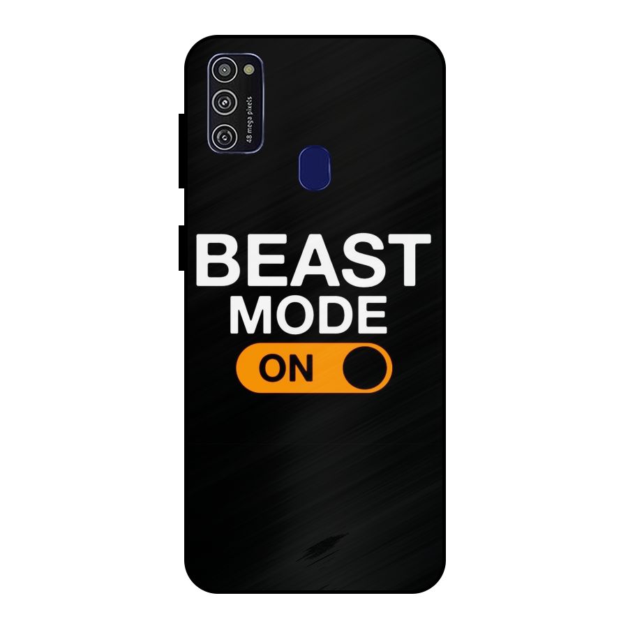 Beast Mode Switched On Metal Back Case for Galaxy M30s