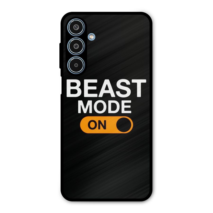 Beast Mode Switched On Metal Back Case for Galaxy M35