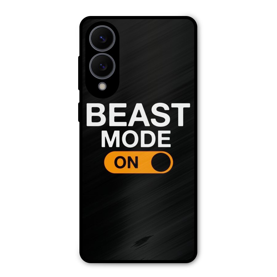 Beast Mode Switched On Metal Back Case for Galaxy S25 Edge
