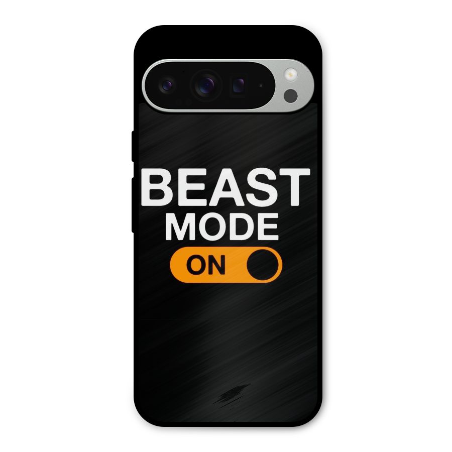Beast Mode Switched On Metal Back Case for Google Pixel 9 Pro XL