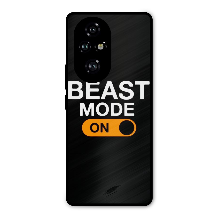Beast Mode Switched On Metal Back Case for Honor 200 Pro