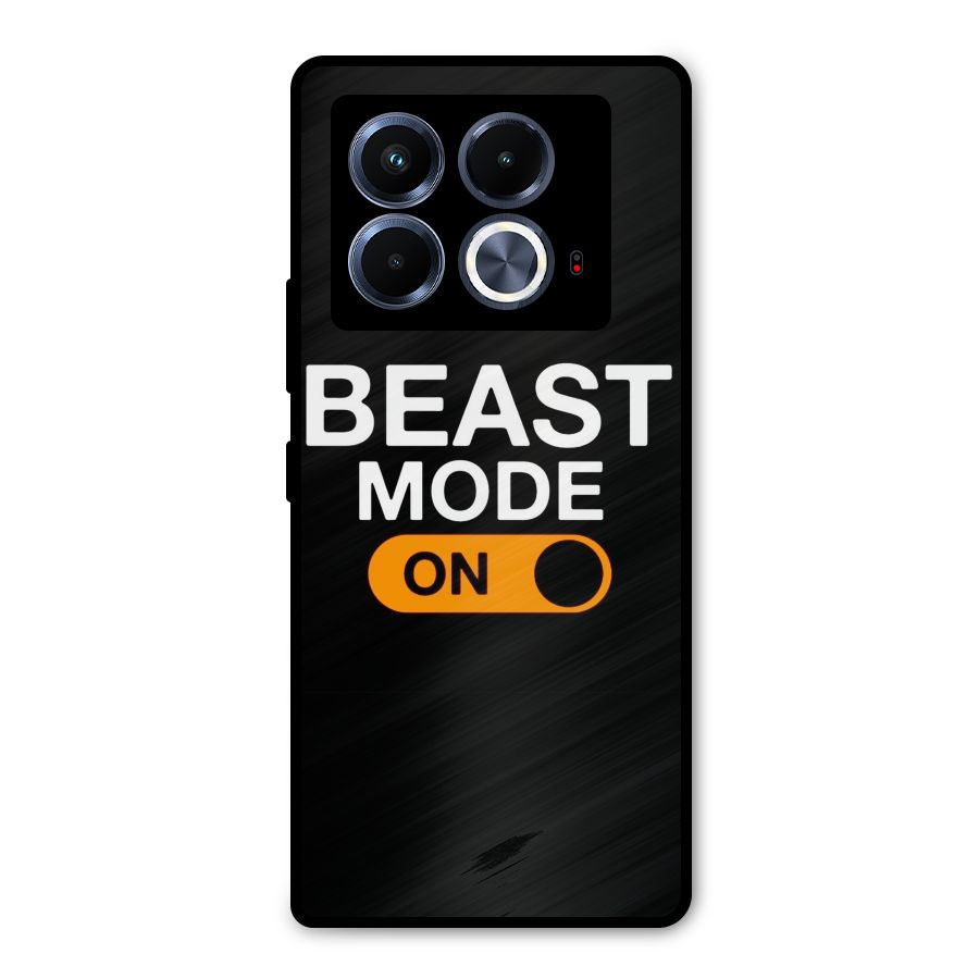 Beast Mode Switched On Metal Back Case for Infinix Note 40 5G