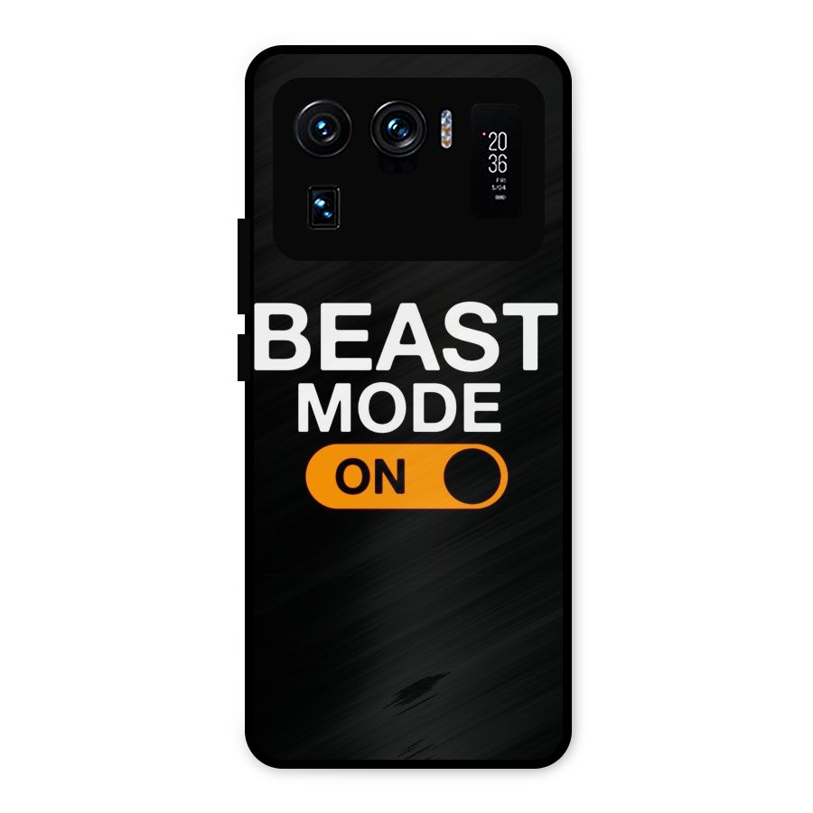 Beast Mode Switched On Metal Back Case for Mi 11 Ultra
