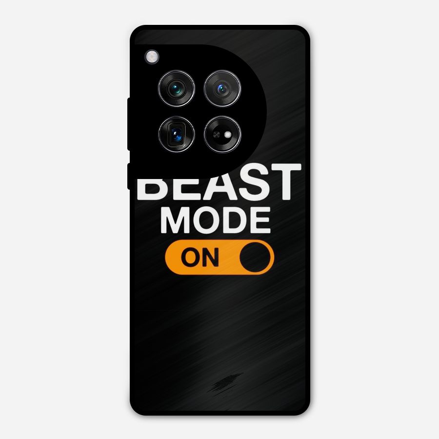 Beast Mode Switched On Metal Back Case for OnePlus 12