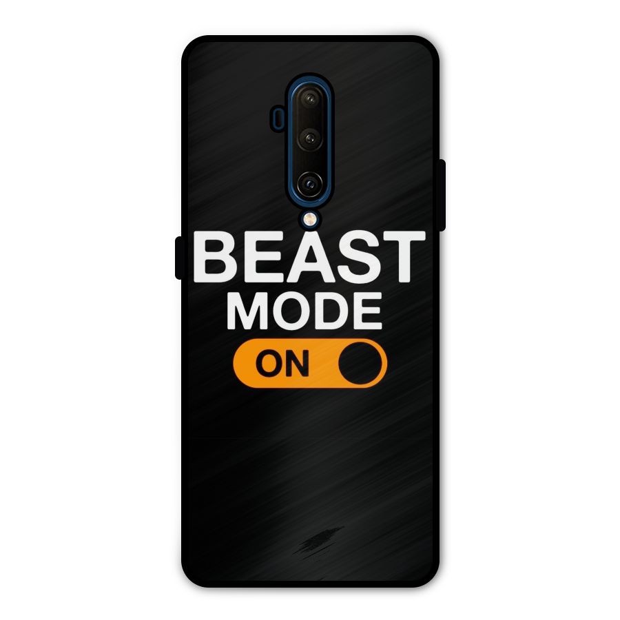 Beast Mode Switched On Metal Back Case for OnePlus 7T Pro