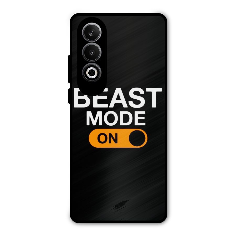 Beast Mode Switched On Metal Back Case for OnePlus Nord CE4