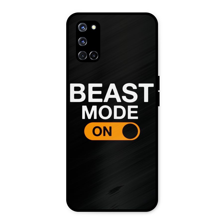 Beast Mode Switched On Metal Back Case for Oppo A52