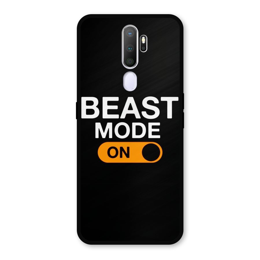 Beast Mode Switched On Metal Back Case for Oppo A9 (2020)