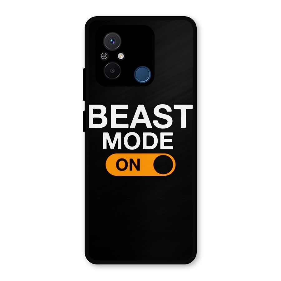 Beast Mode Switched On Metal Back Case for Poco C55