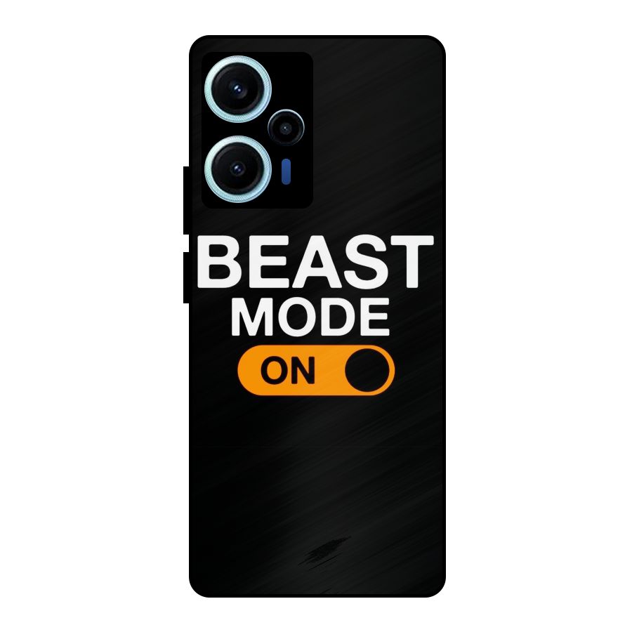 Beast Mode Switched On Metal Back Case for Poco F5