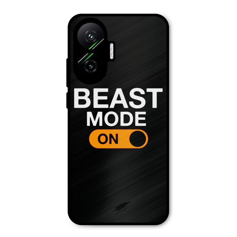 Beast Mode Switched On Metal Back Case for Poco F7