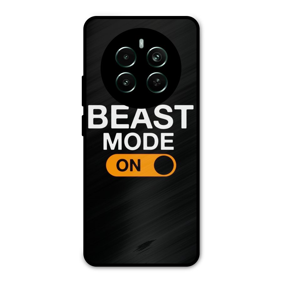 Beast Mode Switched On Metal Back Case for Realme 12 Pro Plus