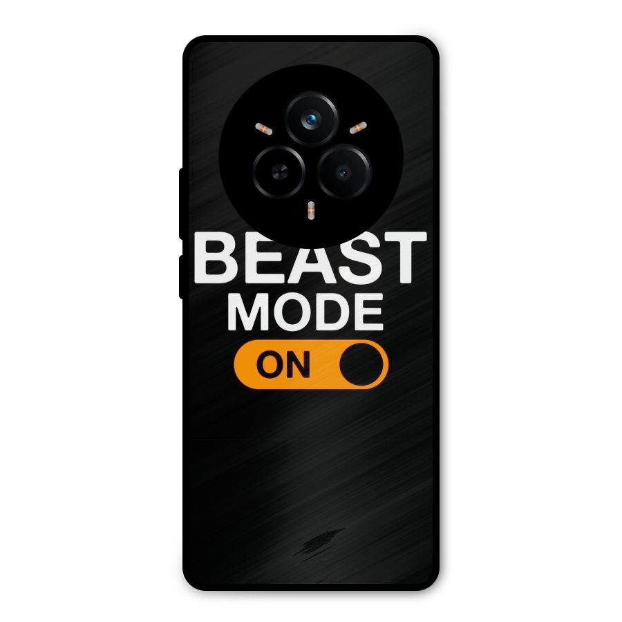 Beast Mode Switched On Metal Back Case for Realme 14 Pro