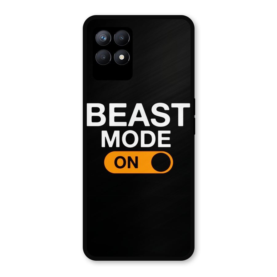Beast Mode Switched On Metal Back Case for Realme 8i