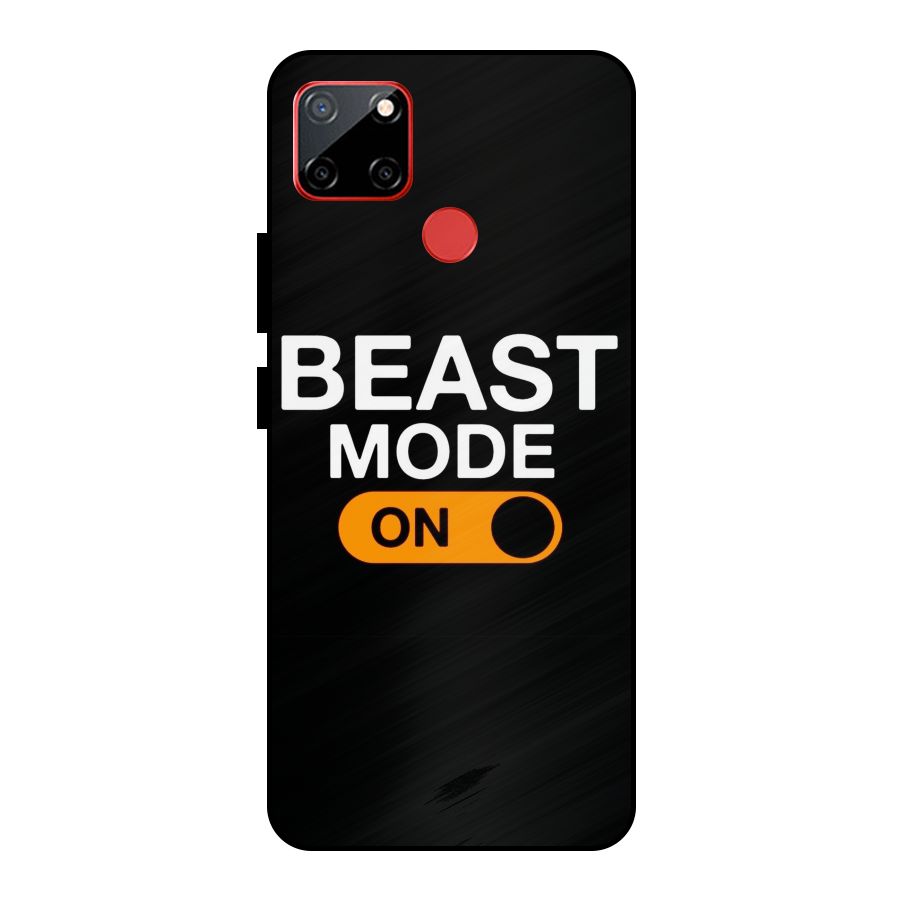 Beast Mode Switched On Metal Back Case for Realme C12