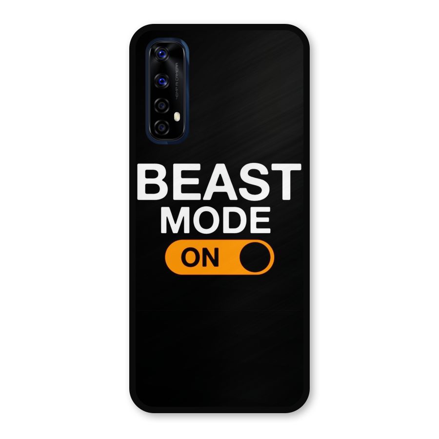 Beast Mode Switched On Metal Back Case for Realme Narzo 20 Pro