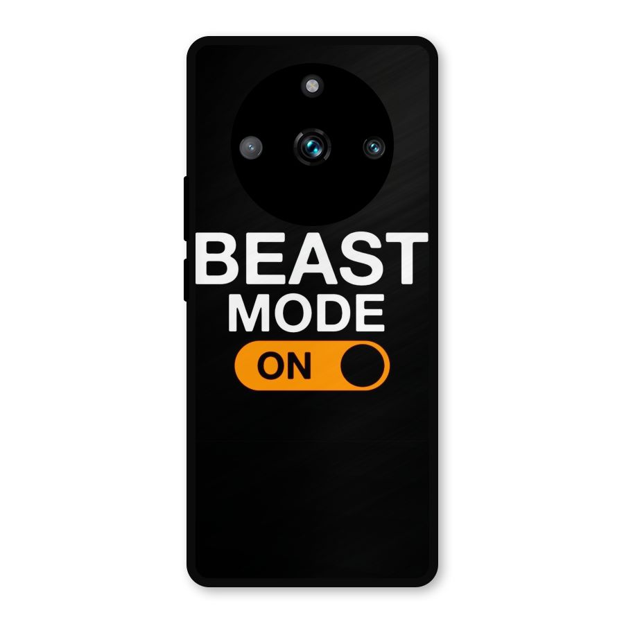 Beast Mode Switched On Metal Back Case for Realme Narzo 60 Pro