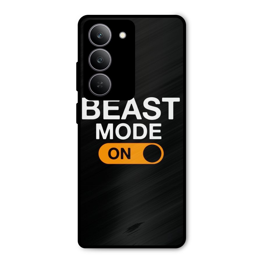 Beast Mode Switched On Metal Back Case for Realme P3x